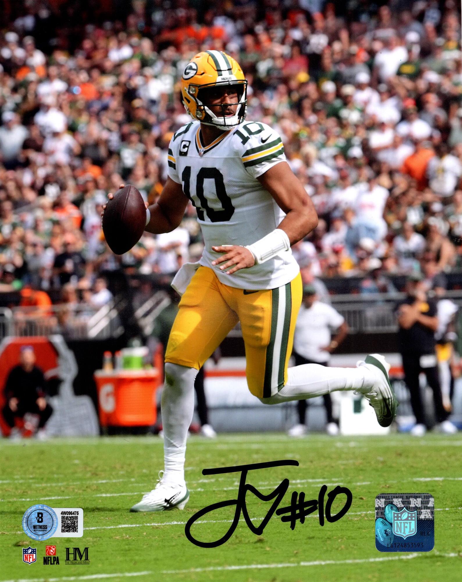 JORDAN LOVE SIGNED PACKERS 8X10 PHOTO #14 - BAS