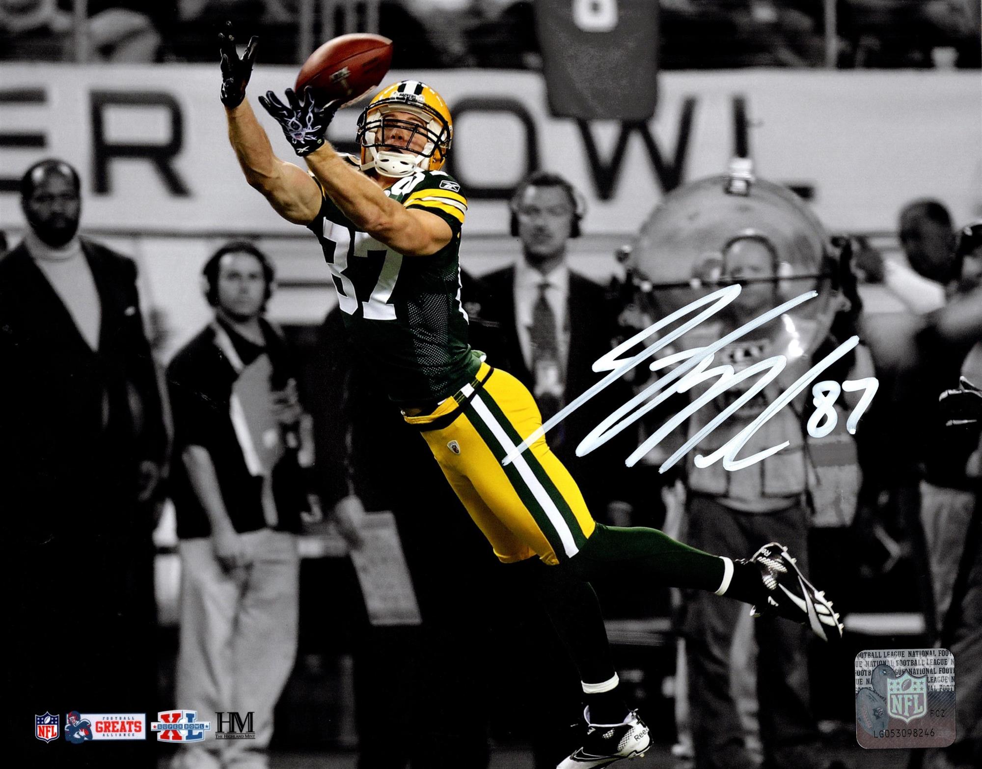 JORDY NELSON SIGNED 8X10 PACKERS PHOTO #20