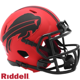BUFFALO BILLS UNSIGNED RIDDELL 2025 RAVE SPEED MINI HELMET