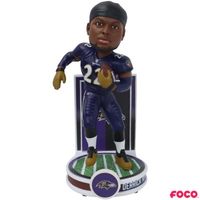 DERRICK HENRY 2025 BANNER SERIES FOCO BOBBLEHEAD - BALTIMORE RAVENS