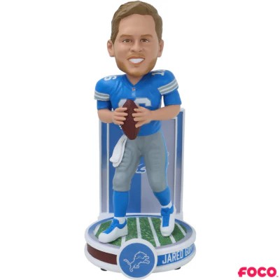 JARED GOFF 2025 BANNER SERIES FOCO BOBBLEHEAD - DETROIT LIONS