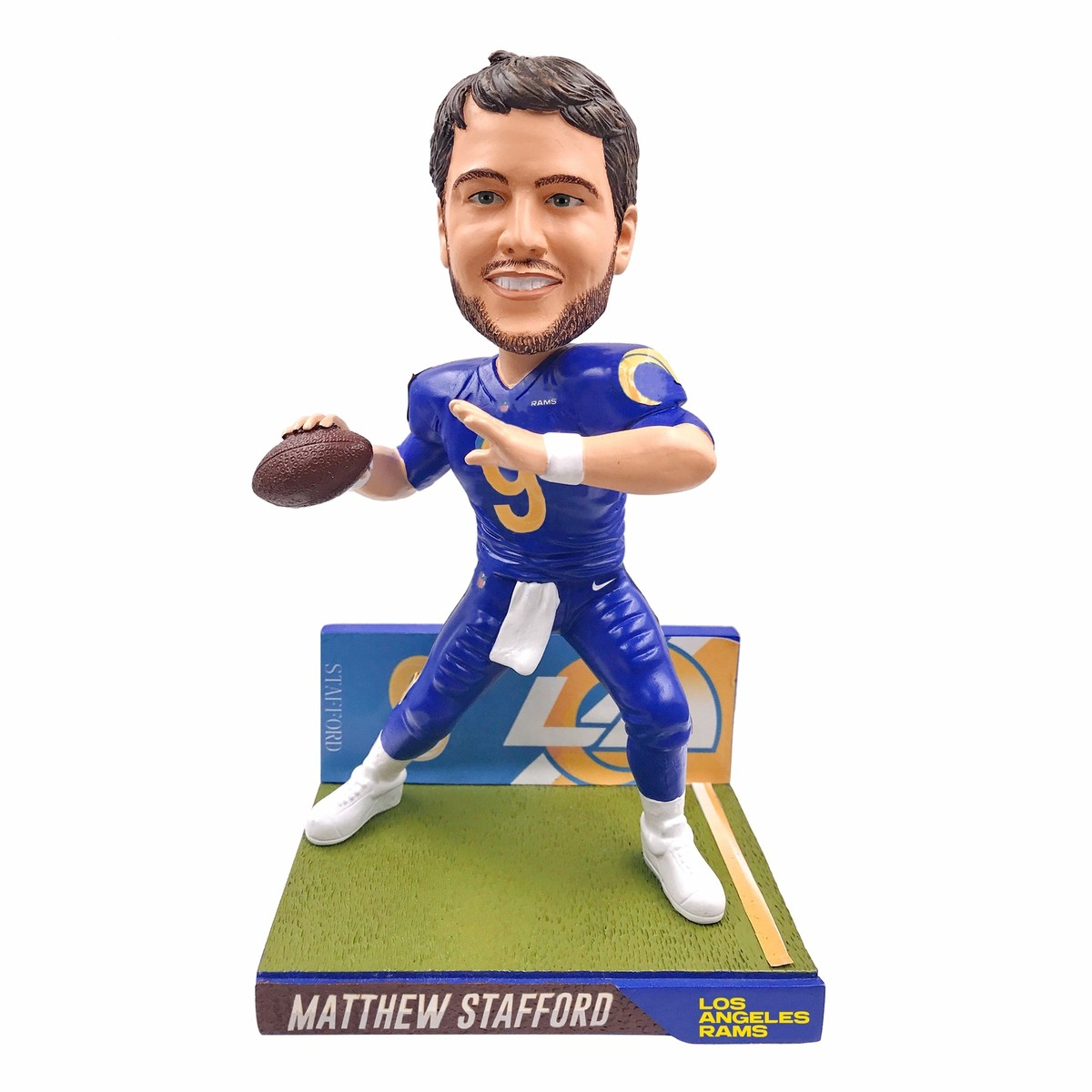 MATTHEW STAFFORD BIG TICKET BOBBLEHEAD - LOS ANGELES RAMS NFL