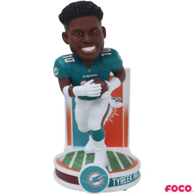 TYREEK HILL - MIAMI DOLPHINS - 2025 BANNER SERIES FOCO BOBBLEHEAD