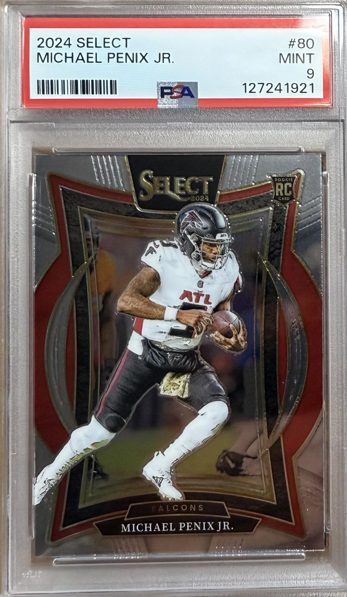 MICHAEL PENIX JR - 2024 SELECT ROOKIE CARD #80 - PSA 9