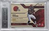 NICK CHUBB - AUTOGRAPHED 2018 PANINI GOLD STANDARD JERSEY CARD 26/75 - CLEVELAND BROWNS - BAS
