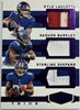 SAQUON BARKLEY / NEW YORK GIANTS PATCH CARD - 2018 PANINI TALENTED TRIOS /20
