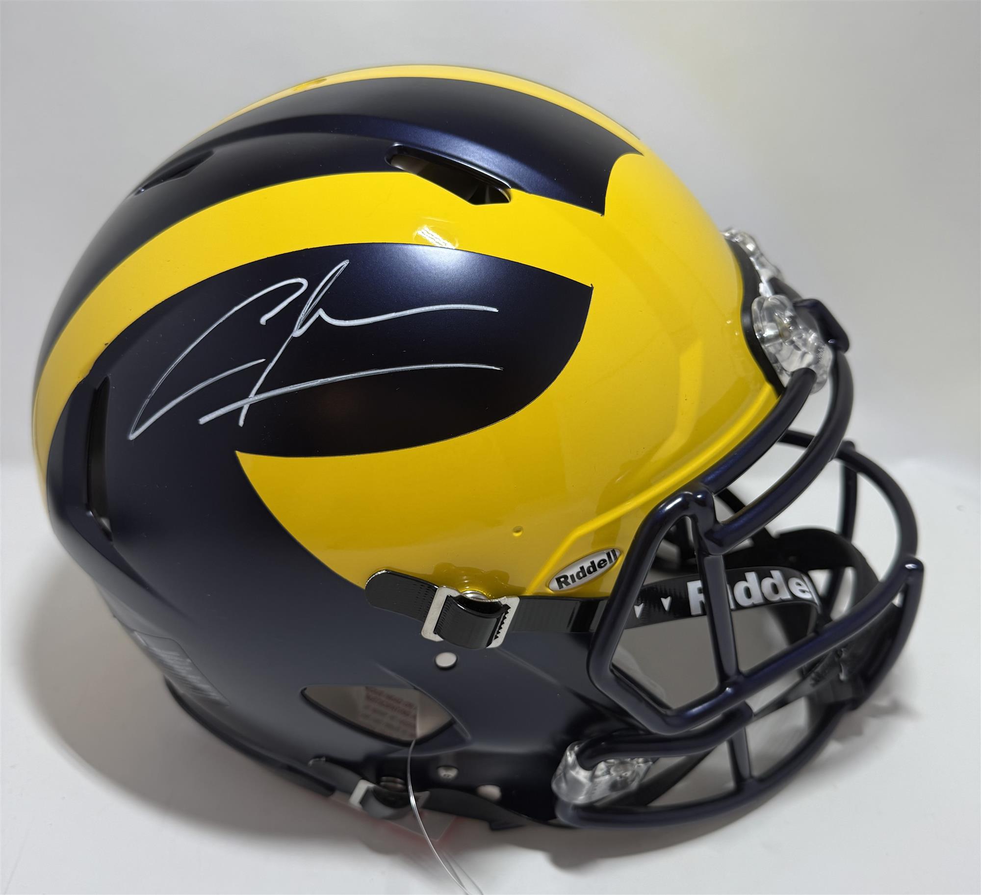 CHARLES WOODSON SIGNED FULL SIZE MICHIGAN WOLVERINES AUTHENTIC HELMET - JSA