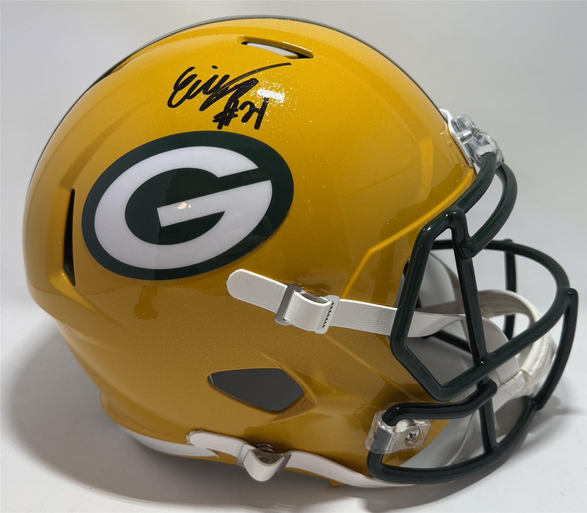 ERIC STOKES SIGNED FULL SIZE PACKERS REPLICA SPEED HELMET - JSA