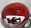 JAN STENERUD SIGNED KC CHIEFS FULL SIZE TK SUSPENSION REPLICA HELMET W/ HOF - JSA