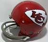JAN STENERUD SIGNED KC CHIEFS FULL SIZE TK SUSPENSION REPLICA HELMET W/ HOF - JSA