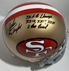 JOHN TAYLOR SIGNED FULL SIZE HELMET W/ "3X SB CHAMPS" & "2X PRO BOWL" - BAS