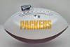 ISAIAH MCDUFFIE SIGNED WILSON PACKERS LOGO WHITE PANEL FOOTBALL W/ SCRIPT - BCA Copy