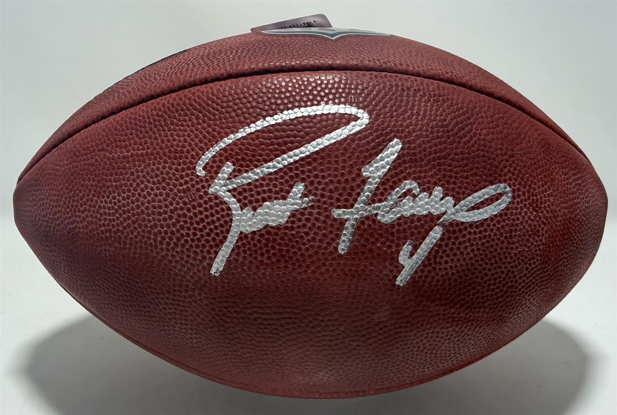 BRETT FAVRE SIGNED AUTHENTIC WILSON FOOTBALL - PACKERS - JSA