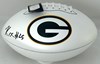 KEISEAN NIXON SIGNED WILSON WHITE PANEL PACKERS LOGO FOOTBALL - JSA