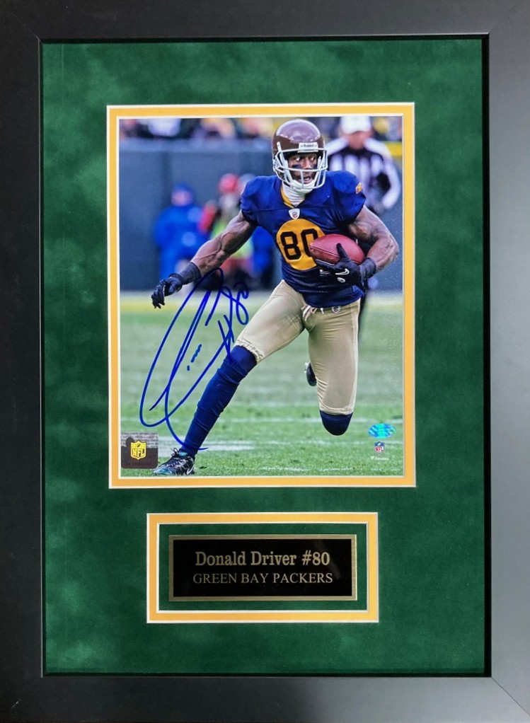 DONALD DRIVER FRAMED SIGNED 8X10 PHOTO #20