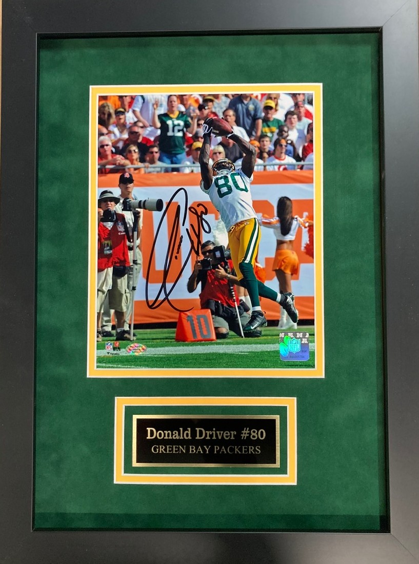 DONALD DRIVER FRAMED SIGNED 8X10 PHOTO #24