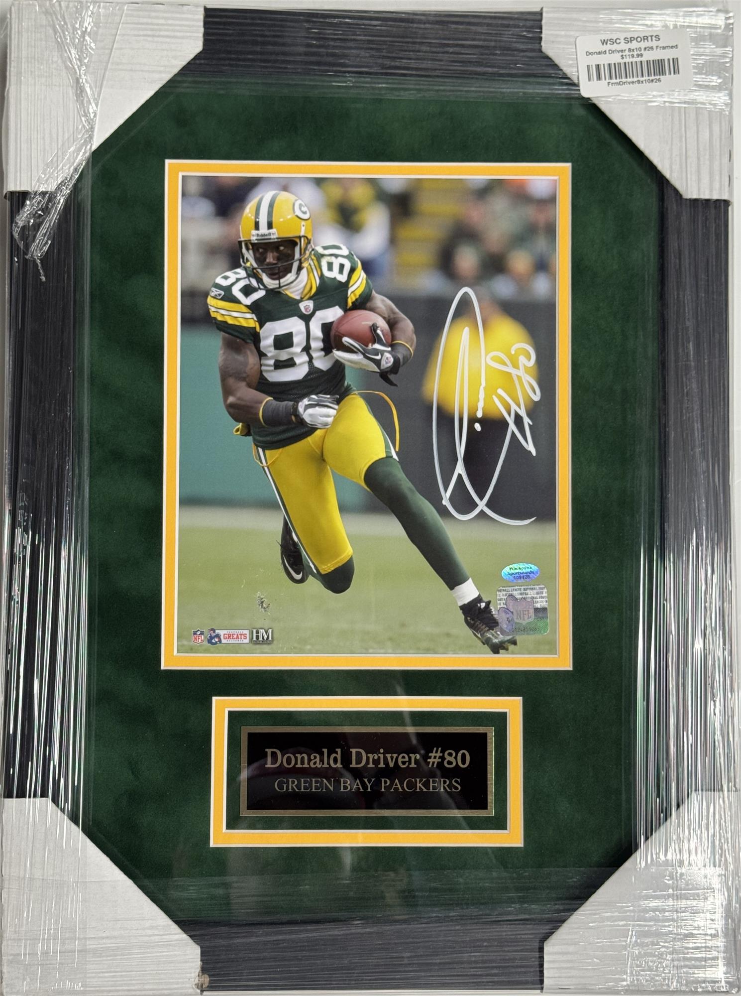 DONALD DRIVER FRAMED SIGNED 8X10 PHOTO #26