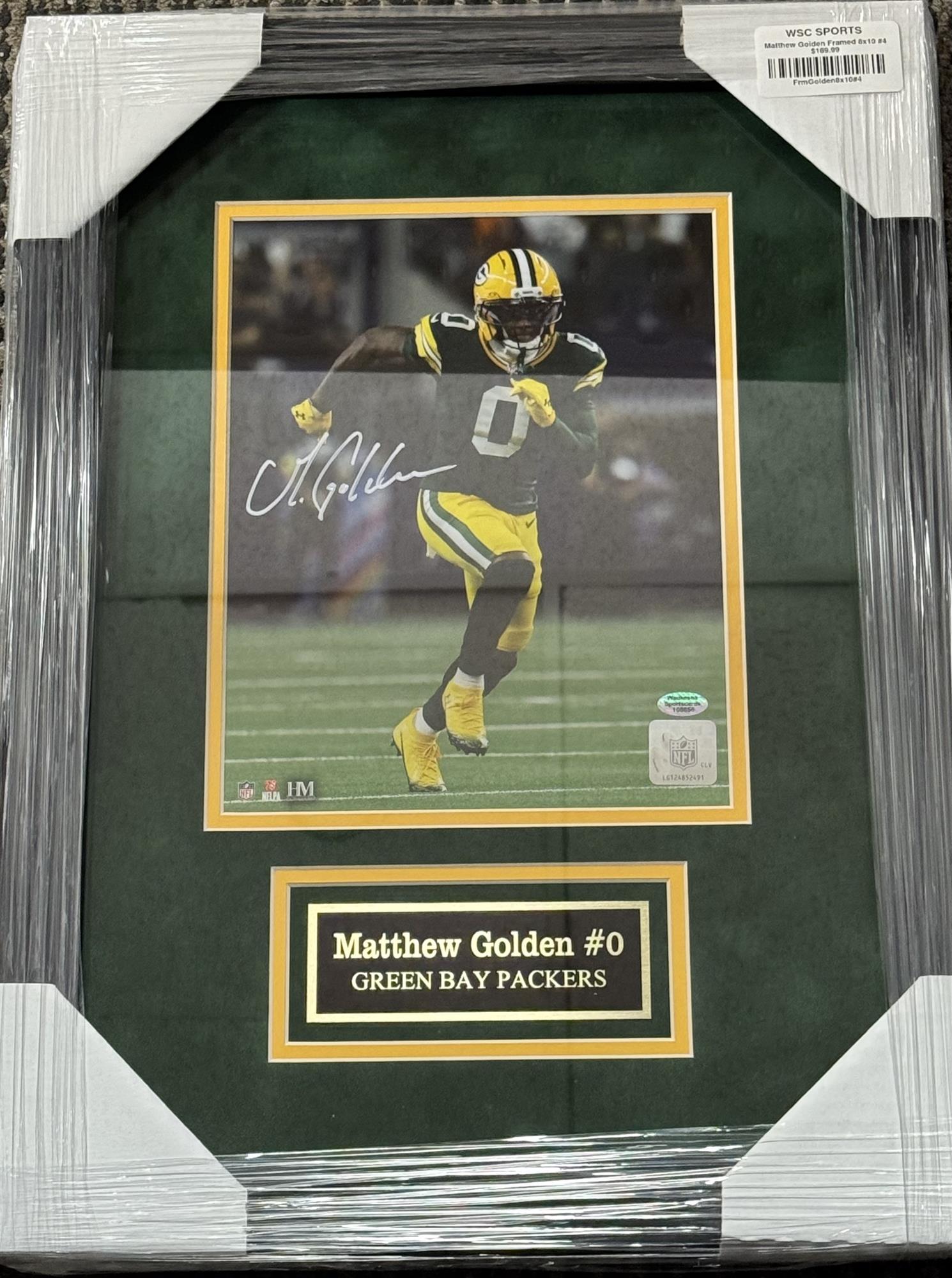 MATTHEW GOLDEN FRAMED SIGNED 8X10 PHOTO #4