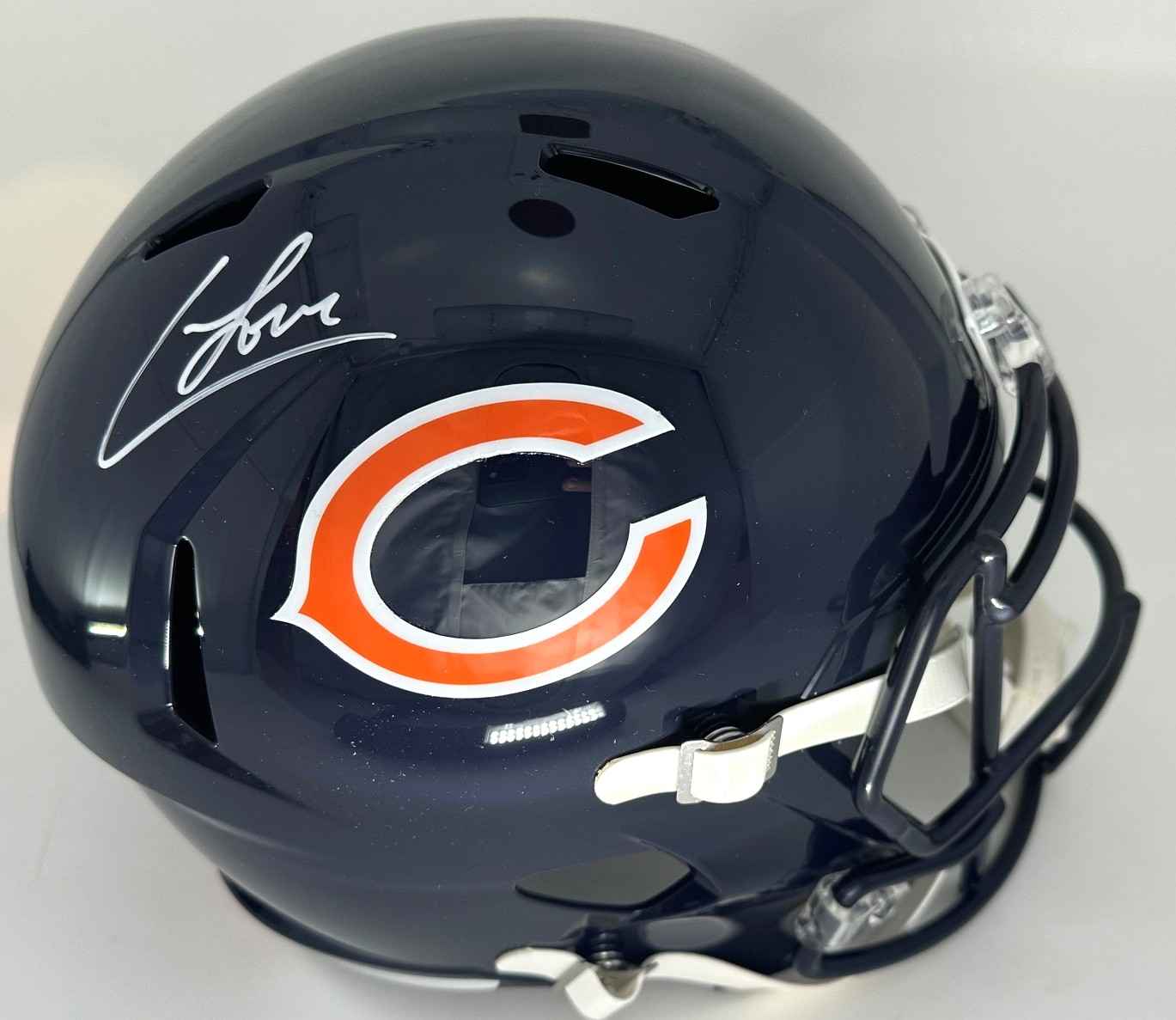 COLSTON LOVELAND SIGNED FULL SIZE BEARS REPLICA SPEED HELMET - BAS