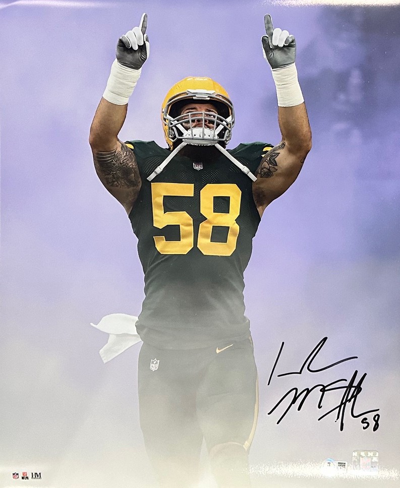 ISAIAH McDUFFIE SIGNED 16X20 PACKERS PHOTO #2 - BAS