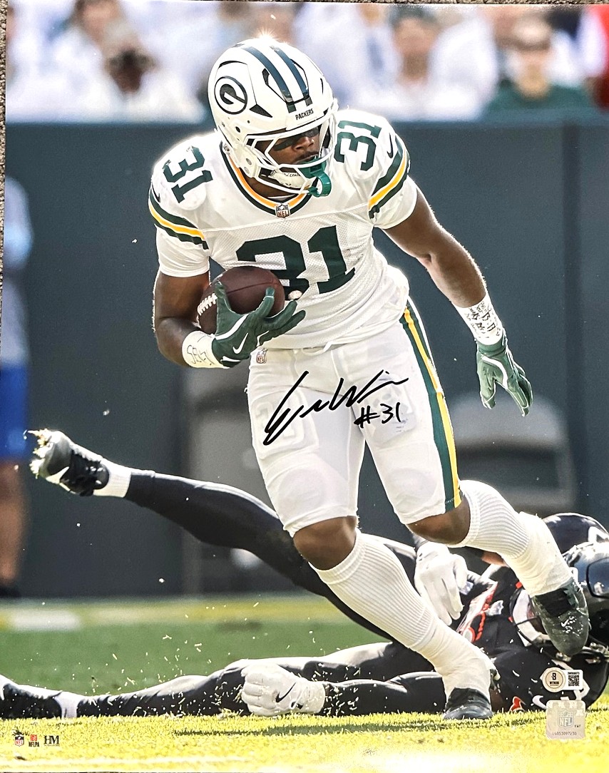 EMANUEL WILSON SIGNED 16X20 PACKERS PHOTO #1 - BAS