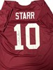 BART STARR (d) SIGNED CUSTOM REPLICA ALABAMA CRIMSON TIDE JERSEY - JSA