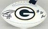 DONALD DRIVER SIGNED WHITE PANEL PACKERS LOGO FOOTBALL W/ XLV CHAMP - JSA