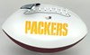 DONALD DRIVER SIGNED WHITE PANEL PACKERS LOGO FOOTBALL W/ XLV CHAMP - JSA