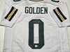 MATTHEW GOLDEN SIGNED CUSTOM REPLICA PACKERS WHITE JERSEY - BAS