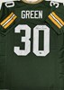 AHMAN GREEN SIGNED CUSTOM REPLICA PACKERS GREEN JERSEY - BAS