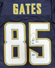 ANTONIO GATES - LOS ANGELES CHARGERS - SIGNED CUSTOM REPLICA CHARGERS JERSEY - BAS