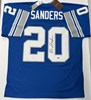 BARRY SANDERS SIGNED MITCHELL & NESS LEGACY 1996 THROWBACK LIONS JERSEY