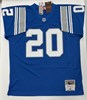 BARRY SANDERS SIGNED MITCHELL & NESS LEGACY 1996 THROWBACK LIONS JERSEY