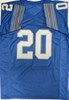 BILLY SIMS SIGNED CUSTOM REPLICA DETROIT LIONS BLUE JERSEY -  BAS