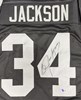 BO JACKSON SIGNED CUSTOM REPLICA RAIDERS JERSEY - BAS
