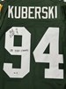 BOB KUBERSKI SIGNED CUSTOM REPLICA PACKERS GREEN JERSEY - BAS
