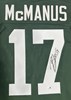 BRANDON MCMANUS SIGNED REPLICA GREEN JERSEY - GREEN BAY PACKERS - BAS