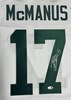 BRANDON MCMANUS SIGNED REPLICA WHITE JERSEY - GREEN BAY PACKERS - BAS