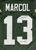 CHESTER MARCOL SIGNED CUSTOM REPLICA PACKERS GREEN JERSEY - JSA