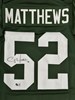 CLAY MATTHEWS SIGNED CUSTOM REPLICA PACKERS GREEN JERSEY - BAS