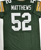 CLAY MATTHEWS SIGNED REPLICA GREEN JERSEY w/ "SB XLV CHAMPS" - GREEN BAY PACKERS - BAS