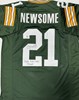 CRAIG NEWSOME SIGNED CUSTOM REPLICA PACKERS GREEN JERSEY - BAS