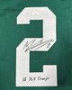 MASON CROSBY SIGNED CUSTOM REPLICA PACKERS GREEN JERSEY W/ SB XLV CHAMPS - JSA