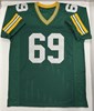 DAVID BAKHTIARI SIGNED CUSTOM REPLICA PACKERS GREEN JERSEY