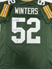 FRANK WINTERS SIGNED CUSTOM REPLICA PACKERS GREEN JERSEY W/ "SB XXXI CHAMPS" - BAS