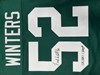 FRANK WINTERS SIGNED CUSTOM REPLICA PACKERS GREEN JERSEY