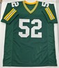 FRANK WINTERS SIGNED CUSTOM REPLICA PACKERS GREEN JERSEY