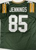GREG JENNINGS SIGNED CUSTOM REPLICA PACKERS GREEN JERSEY - BAS