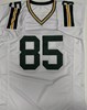 GREG JENNINGS SIGNED CUSTOM REPLICA PACKERS WHITE JERSEY - BAS