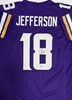 JUSTIN JEFFERSON SIGNED CUSTOM REPLICA VIKINGS PURPLE JERSEY - BAS